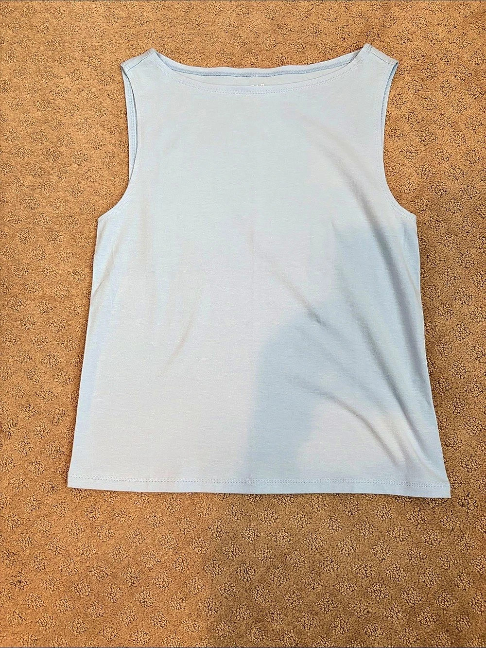 Gap Women's Boat Neck Tank Top in Blue Size Medium Like New